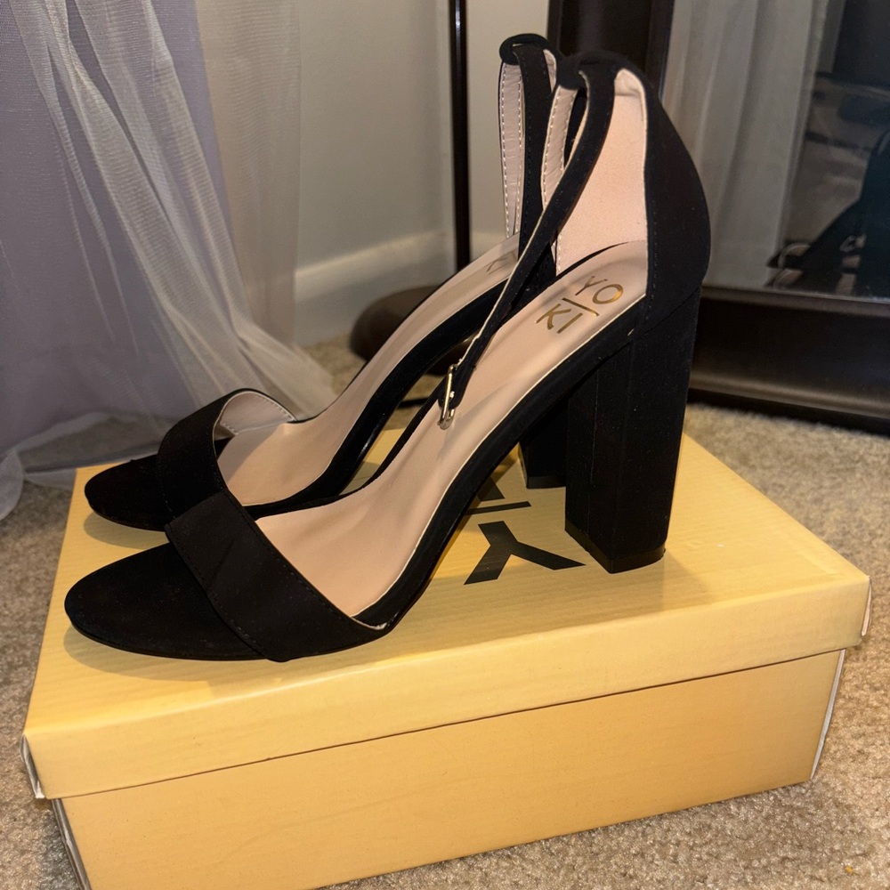 Black heels